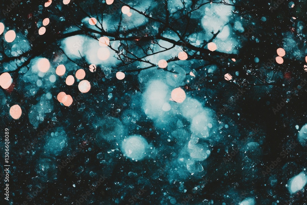 Aufkleber a blurred abstract background is created with a smooth gradient of blue light
