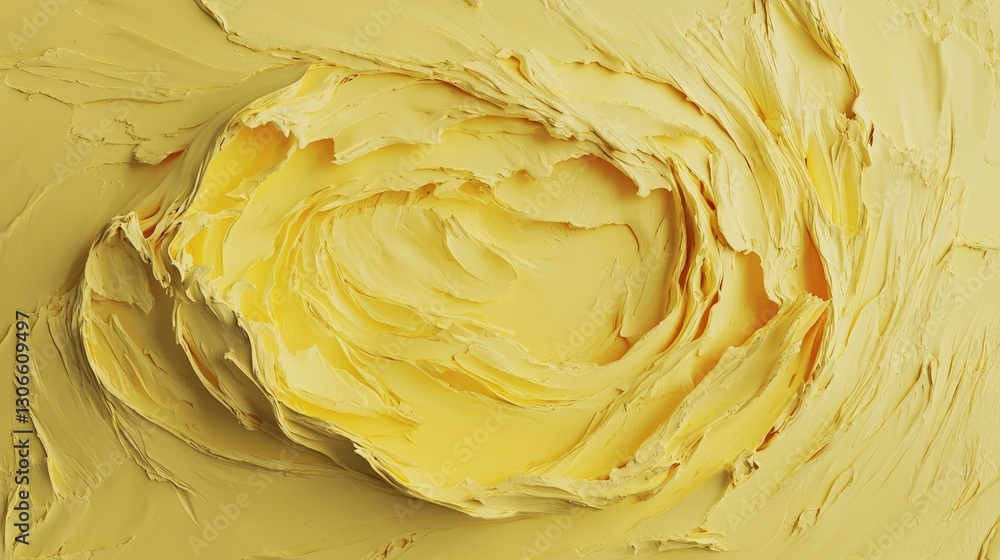 Aufkleber the 3d rendering depicts a maze constructed from folded paper, set on a bright yellow background tha