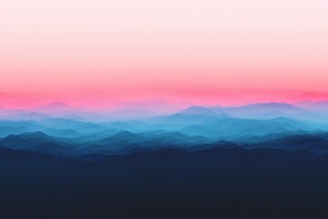 Fototapeta premium A soft pastel-colored background featuring a gradient of purple, pink, and blue hues is depicted in a defocused abstract photo with smooth lines, reminiscent of Pantone colors
