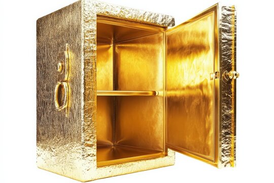 Open Golden Treasure Chest for Studio Shot.