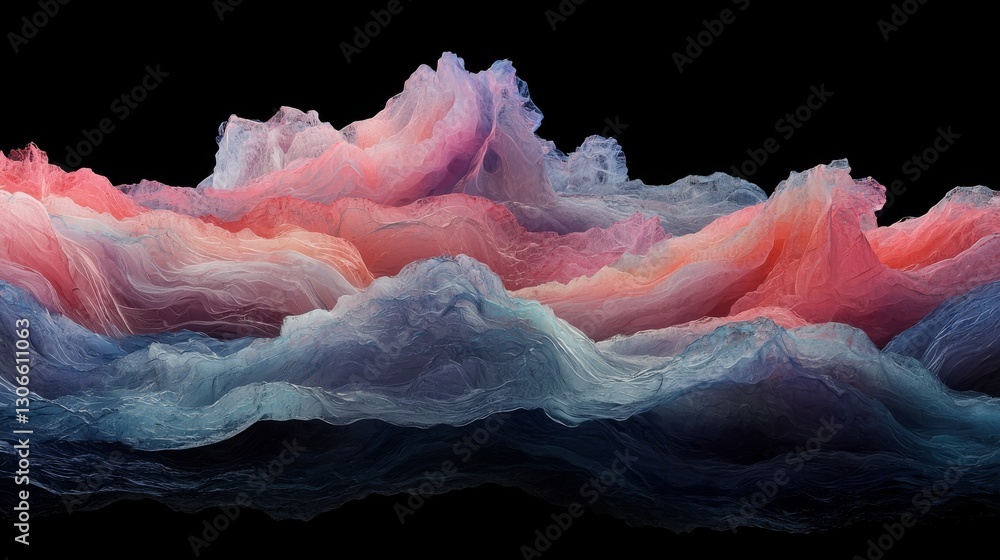 Poster the concept of a luxury abstract background features a gradient design with colorful elements, inten