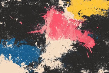 Colorful abstract pattern design is the focus of this wallpaper illustration