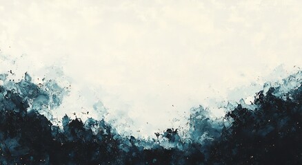 A modern art piece featuring an abstract artistic print with a golden texture and visible paint brush strokes