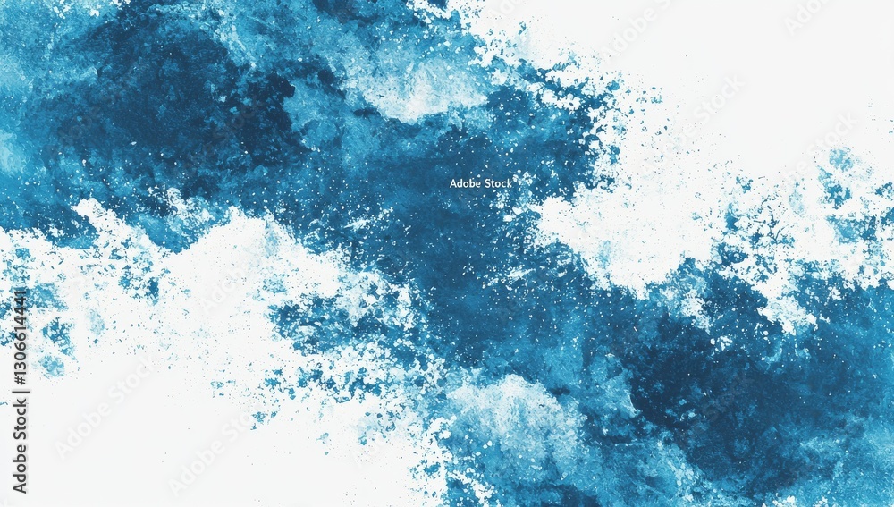 Poster the template features a bright, shining light on an abstract background with a white and blue color 