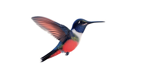 Hummingbird with transparent background, perfect for editing projects