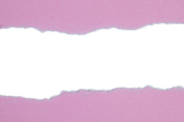 Color Paper with torn edge and space