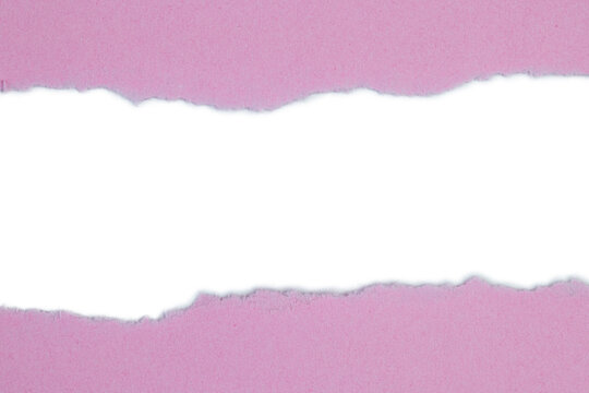 Color Paper with torn edge and space