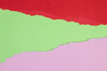 Color Paper with torn edge and space