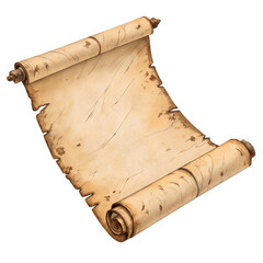 old scroll paper isolated on white background.png