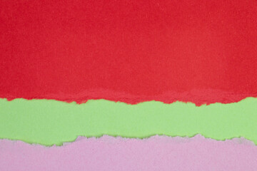 Color Paper with torn edge and space