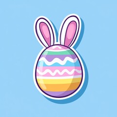 Easter egg easter pastel colors.