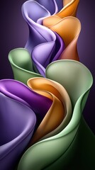 A vibrant collection of variously colored vases, including shades of blue, red, green, and yellow, are artfully stacked on a rustic wooden table, creating a cheerful and eclectic display.