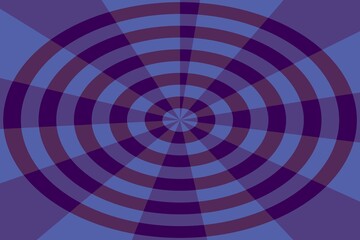 Hypnotic 3D Illusion of Concentric Purple and Blue Circles Creating Tunnel-Like Depth - Abstract Digital Artwork for Stock Photography