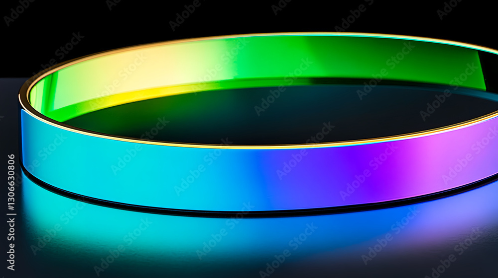 Poster vibrant color spectrum display digital art studio abstract photography creative environment close-up