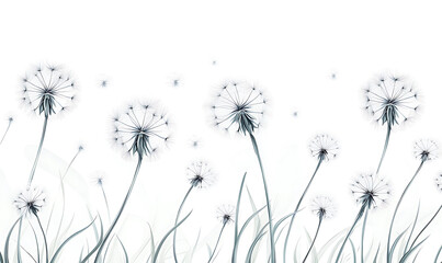 flowers and leaves in pictures illustrator2D