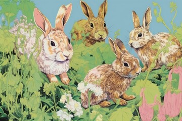 Obraz premium Rabbit animal mammal rodent.