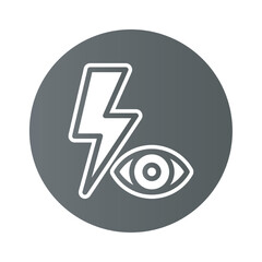 Eye Power logo, illustration vector.