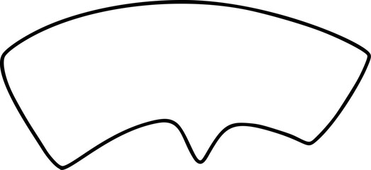 Blank speech bubble vector ideal for creating dialogue, questions, or exclamations in comics, social media, or educational materials for comics
