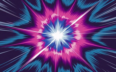 Abstract explosion graphic design