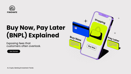 Buy Now, Pay Later (BNPL) Explained – Payment Process and  Debt Impact Illustrated with Money, Arrows, and Shopping Icons | Consumer Finance Vector Design