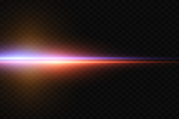 Magic neon effect of glitter and light, flash of laser beams.