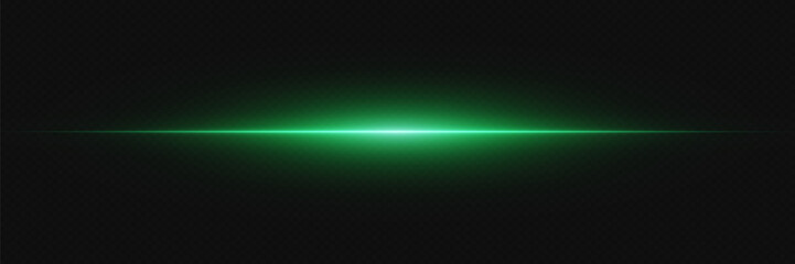 Light effect of light, horizontal line of glare.