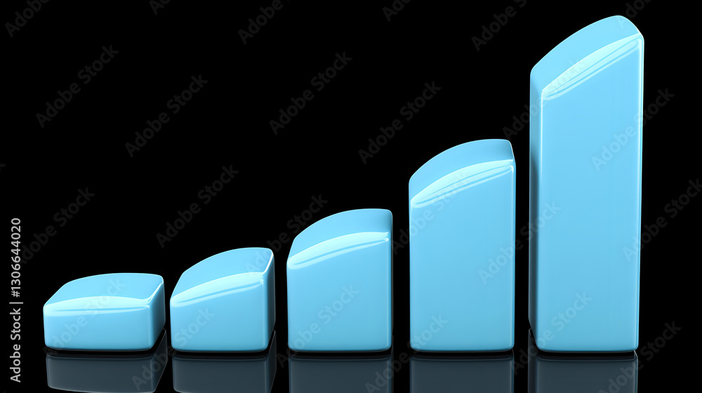 Poster optimizing business growth metrics digital environment data visualization modern viewpoint financial
