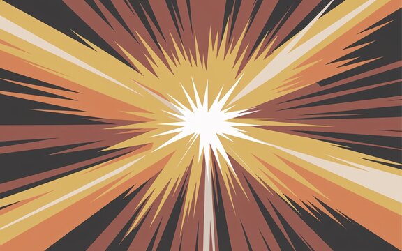 Radial burst explosion graphic design