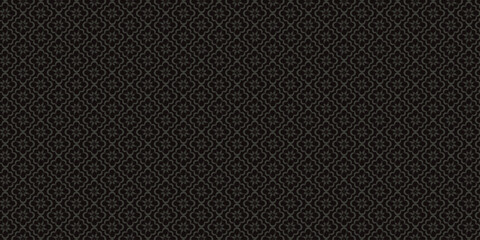 Print Black gray color Elegant Trendy Geometric floral seamless patterns background graphic ornaments Vector tile pattern, Arabic Floral Mosaic, floral pattern for wallpaper, fabric, textile.