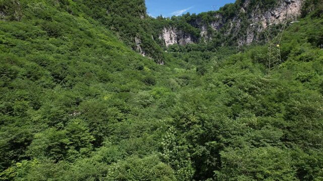 DRONE FOOTAGE: The Gallerie Passo San Boldo Pass, the '100-day road' in Italy, is a hairpin route through tunnels and bridges that eventually brings you out at the beginning of the Dolomites. 
