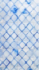 Fototapeta premium Tiles of blue pattern backgrounds white repetition.