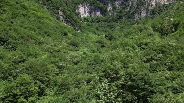 DRONE FOOTAGE: The Gallerie Passo San Boldo Pass, the '100-day road' in Italy, is a hairpin route through tunnels and bridges that eventually brings you out at the beginning of the Dolomites. 