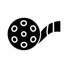 Film reel Vector Icon
