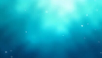 Soft-focus teal abstract background with light flares.