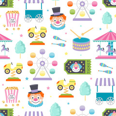 circus seamless pattern © StockVector