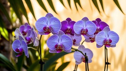 Beautiful colorful orchids flowers