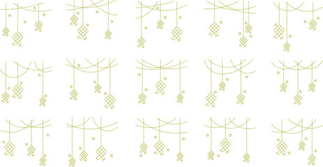  Ketupat Line Decoration