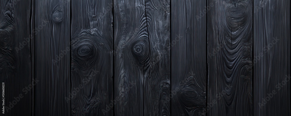 Poster dark wood background with grain texture for rustic design projects