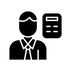 Accountant Vector Icon