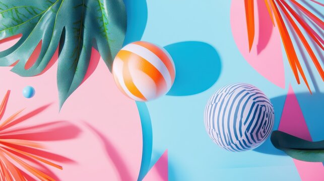 Orange Sphere on Clean Kenzo-Inspired Gradient Background