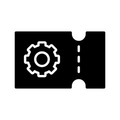 Support Ticket Vector Icon