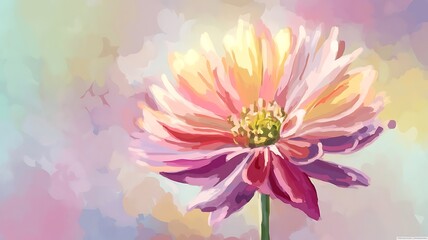 Obraz premium Abstract background of colorful flower