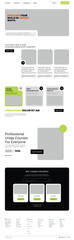 Obraz premium Online Education Website Landing Page