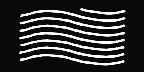 Abstract white lines on a dark background