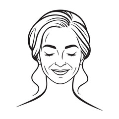 Happiness silhouette vector