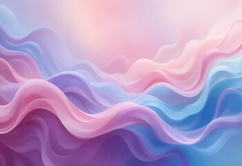 Obraz premium abstract background that fuses natural, organic forms with digital precision, featuring soft shadows, smooth gradients, and a balanced color scheme.