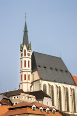 Obraz premium Saint Vitus church, Cesky Krumlov, Czechia