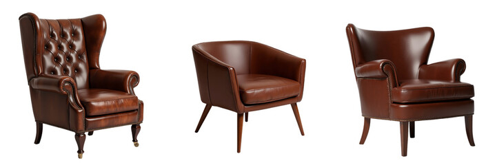 Brown Leather Chairs Showcase Classic Design and Comfort