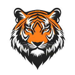 Obraz premium Tiger head logotype, tiger head vector illustration