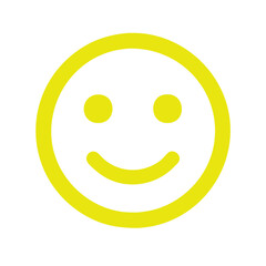 Fototapeta premium Yellow Smiley Face Icon